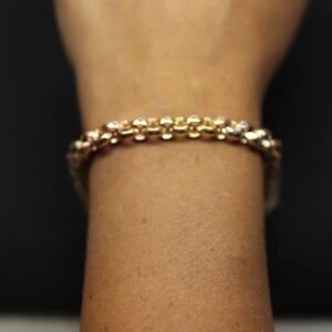 Göz Alıcı Tasarım 14 Ayar Altın Bileklik