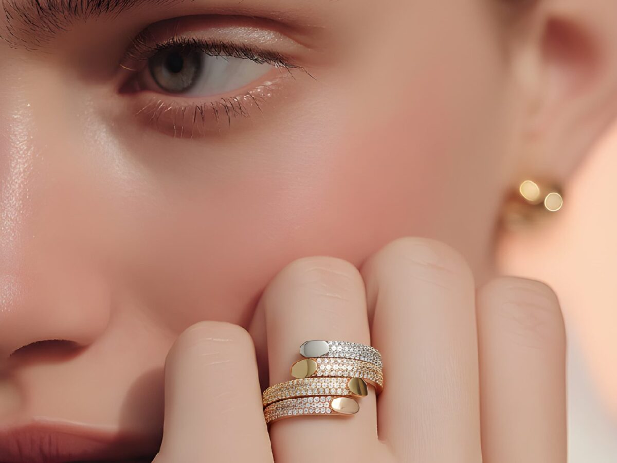 Echelon kadın altın yuzuk