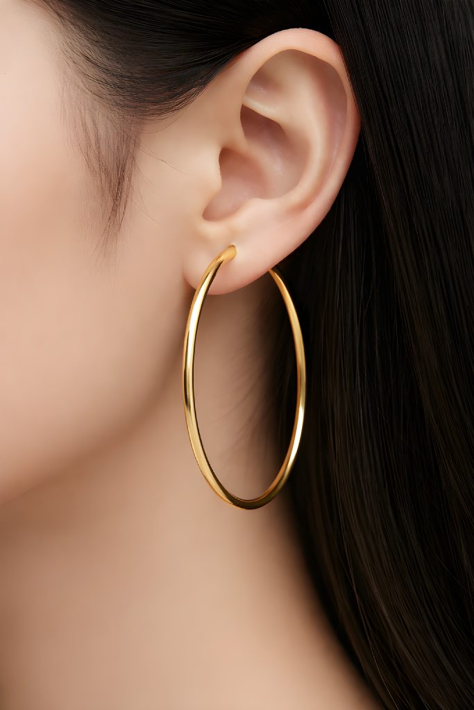 Essential Hoop Halka Küpe