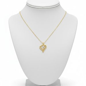 14 Ayar Kalp Altın Kolye | Şık ve Zamansız Model