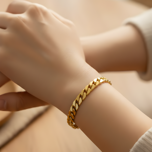 Solid Shine Kadın Altın Bileklik