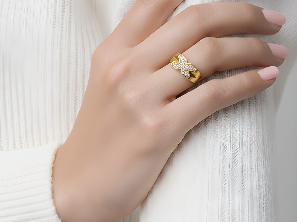 X Altın Kadın Yüzük 14 Ayar 2,96 gr - Infinity