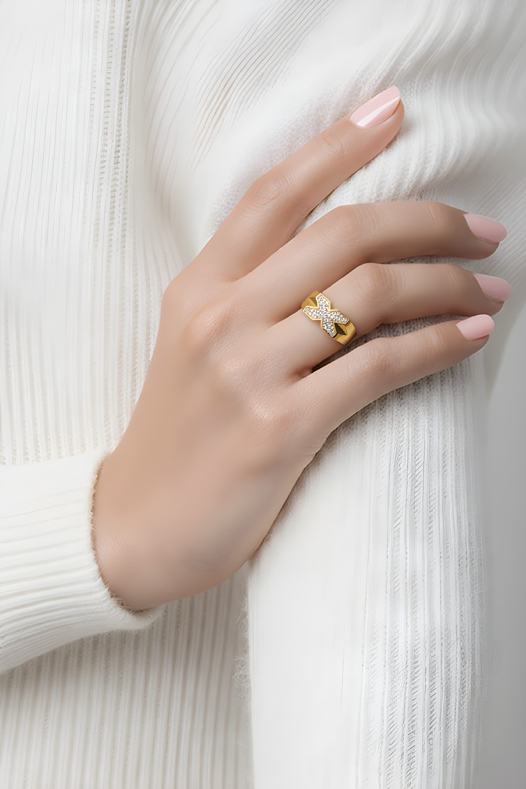 X Infinity Altın Yüzük