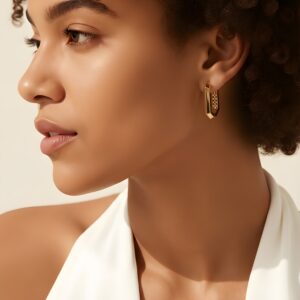 Aria Altın Kadın Küpesi | 14 Ayar