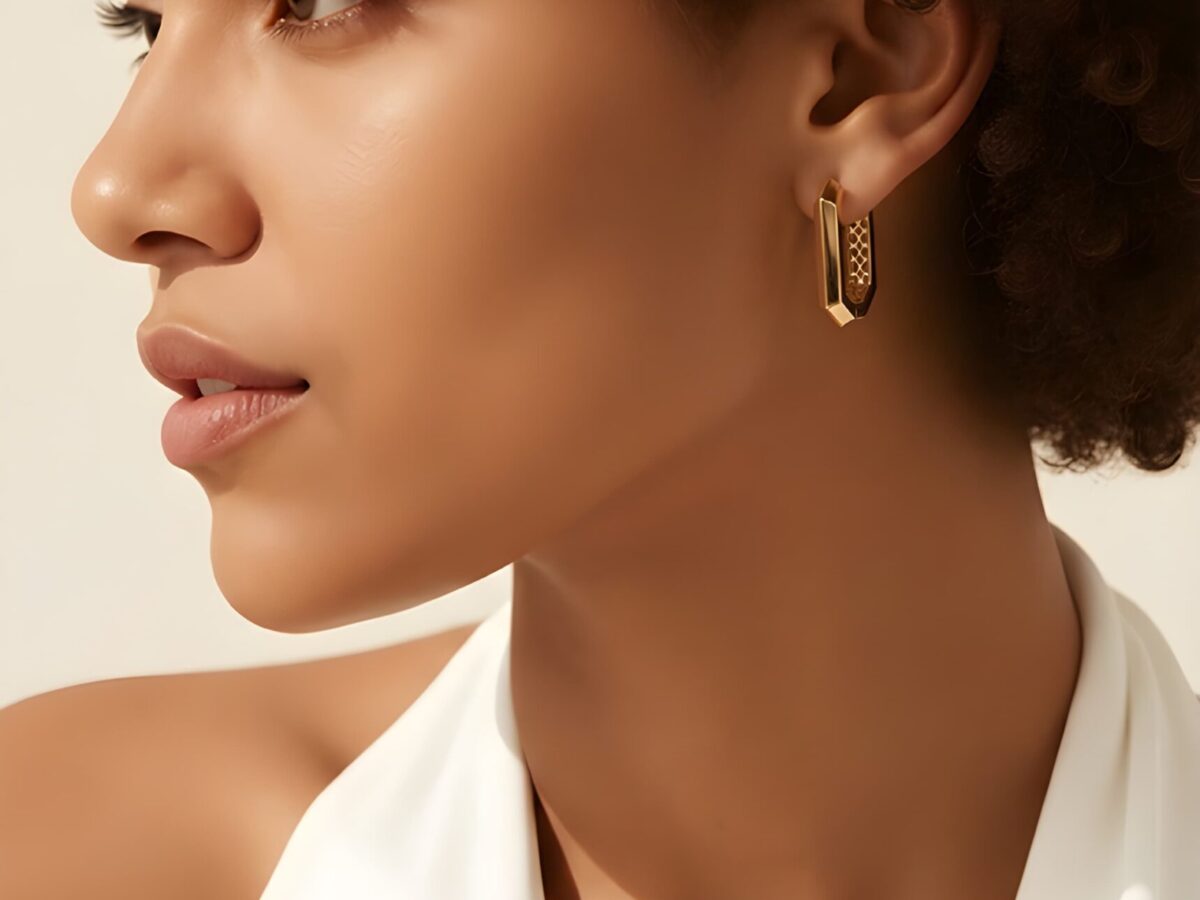 Aria Altın Kadın Küpesi | 14 Ayar