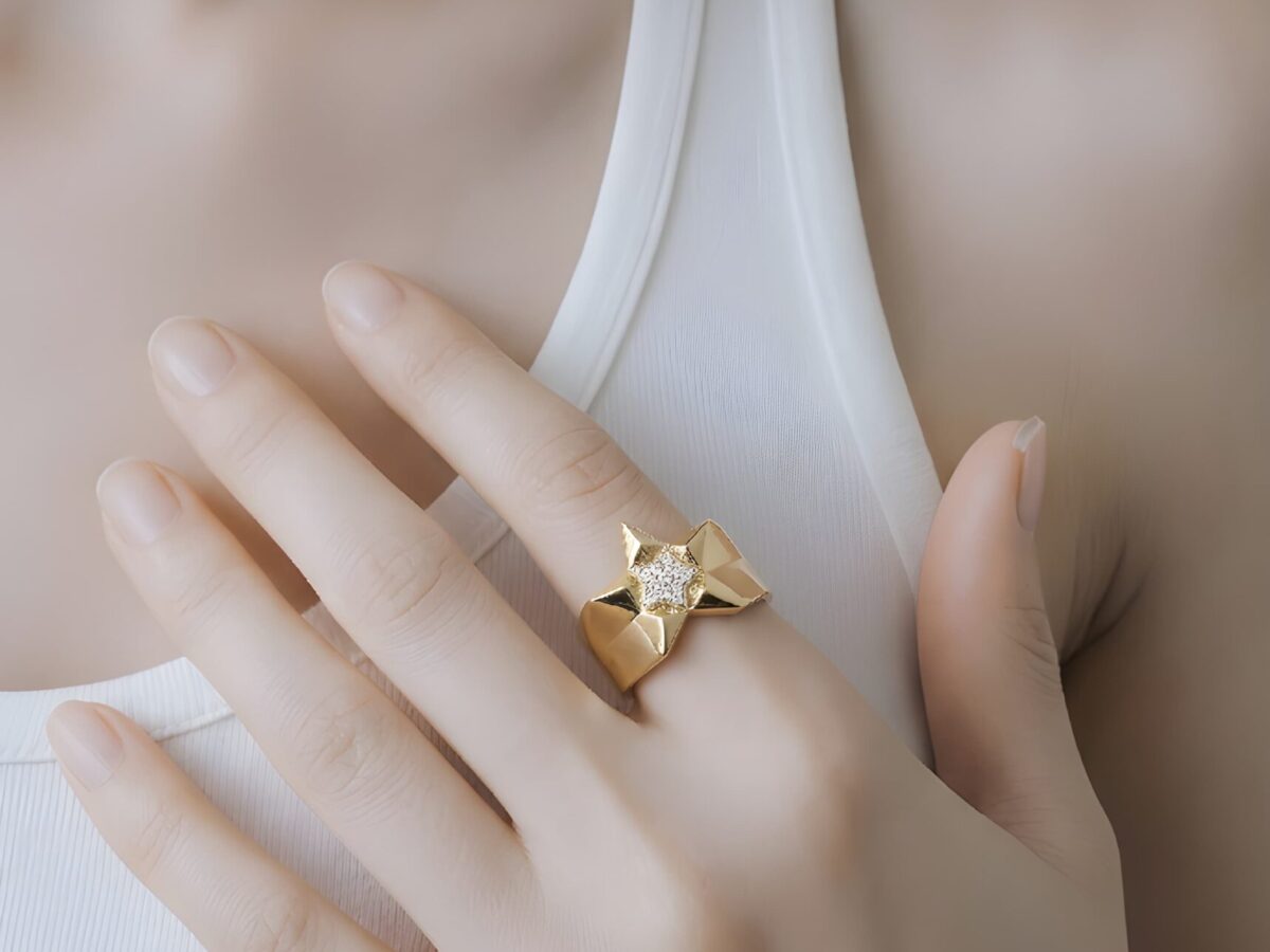 14 Ayar Altın Kadın Yüzük 3,24 gr - Astra Sia Serisi