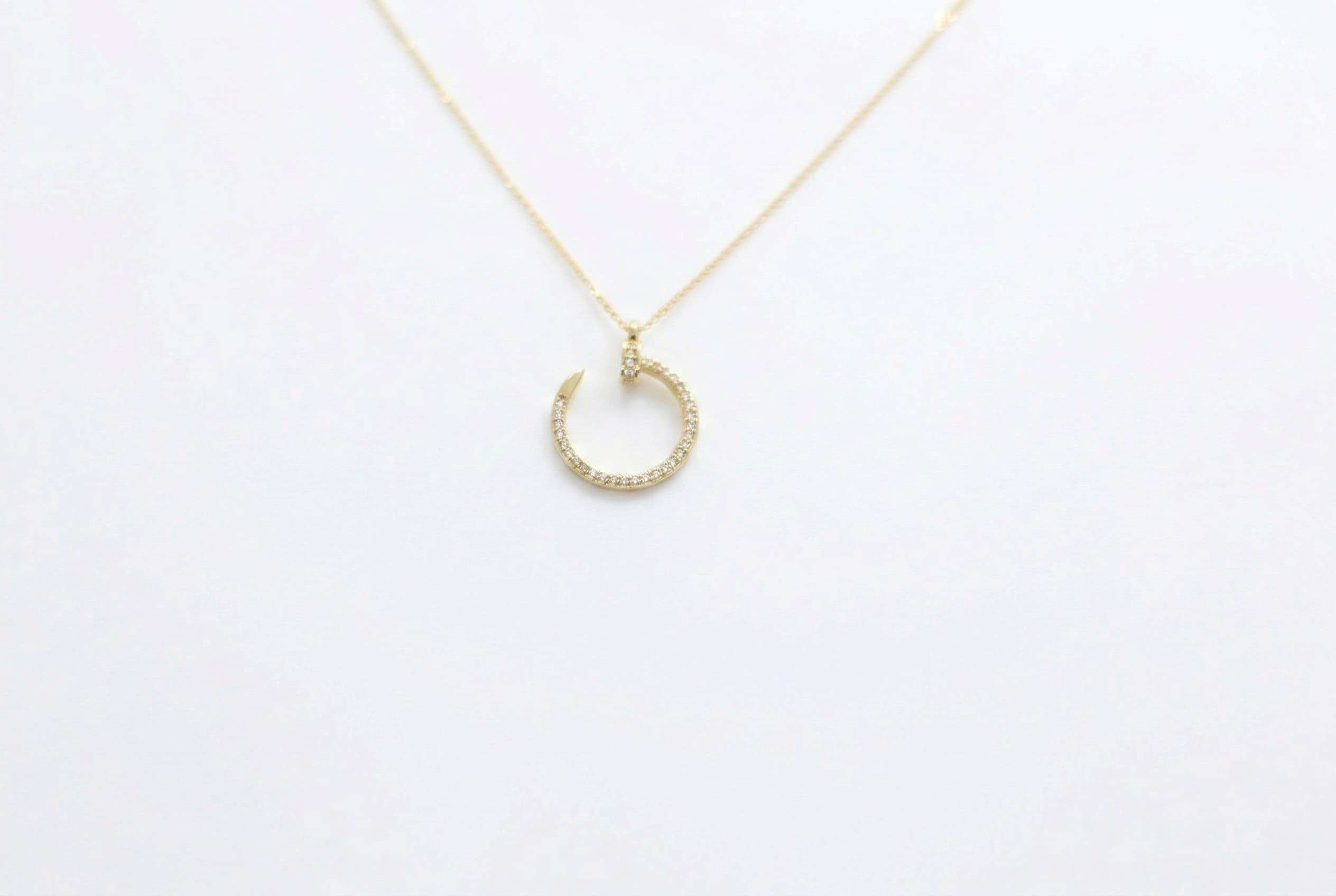 Helix Işıltılı Kadın Altın Kolye - Görsel 2