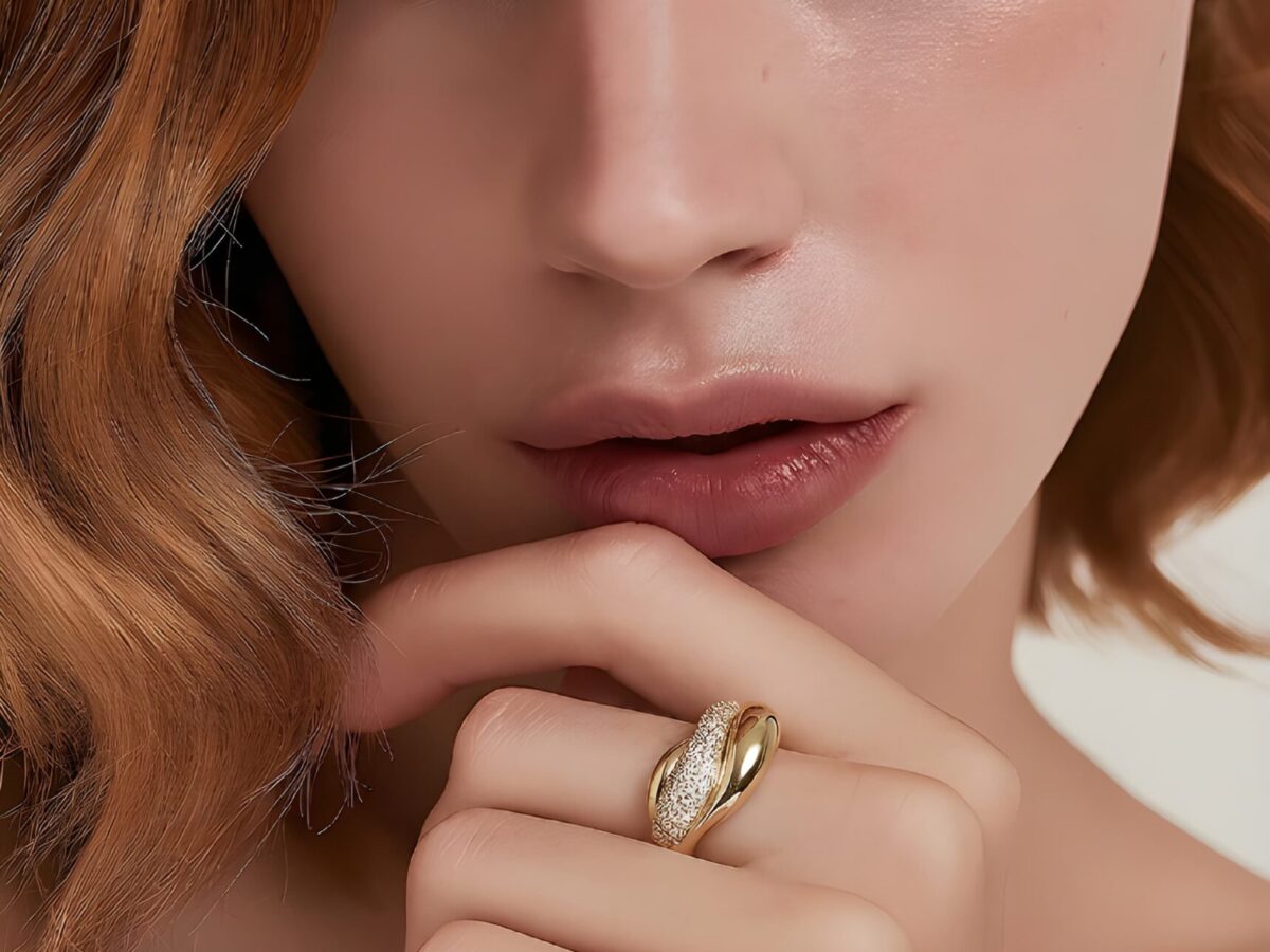 14 Ayar Bayan Altın Yüzük 4,65 gr - Syn Sia Serisi