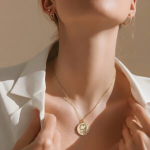 The Visionary Çift Taraflı Atatürk Altın Kolye