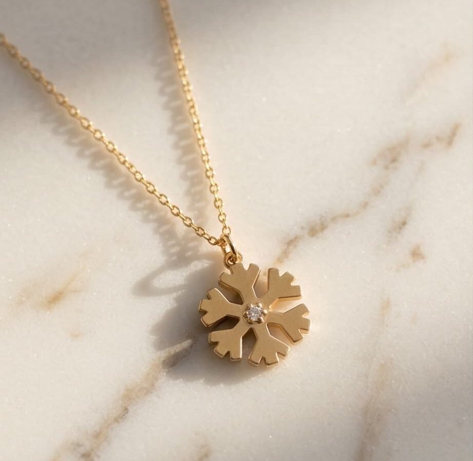 celeste-flocon-kar-tanesi-altin-kolye