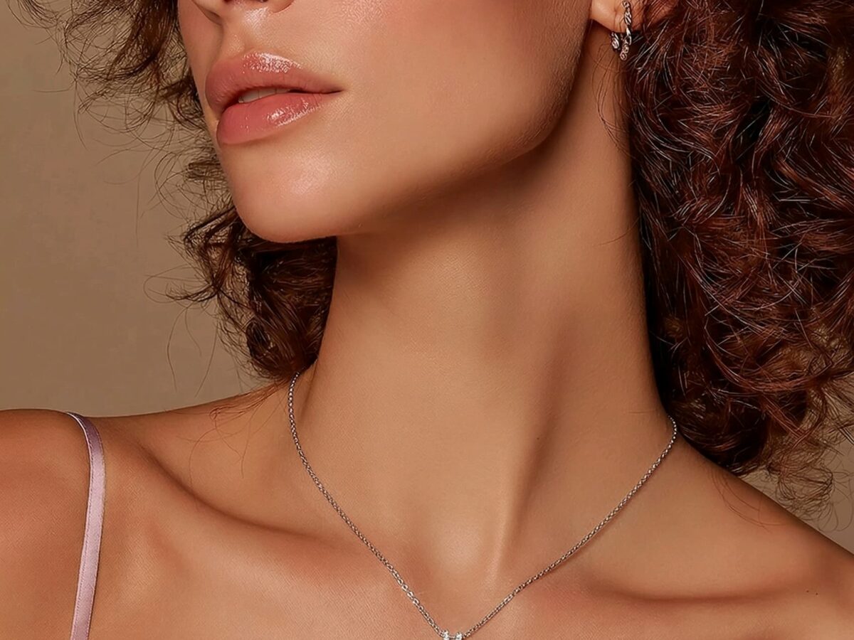 Deco Crown Grande – 14 Ayar Baget Taşlı Altın Kolye 2,53 gr