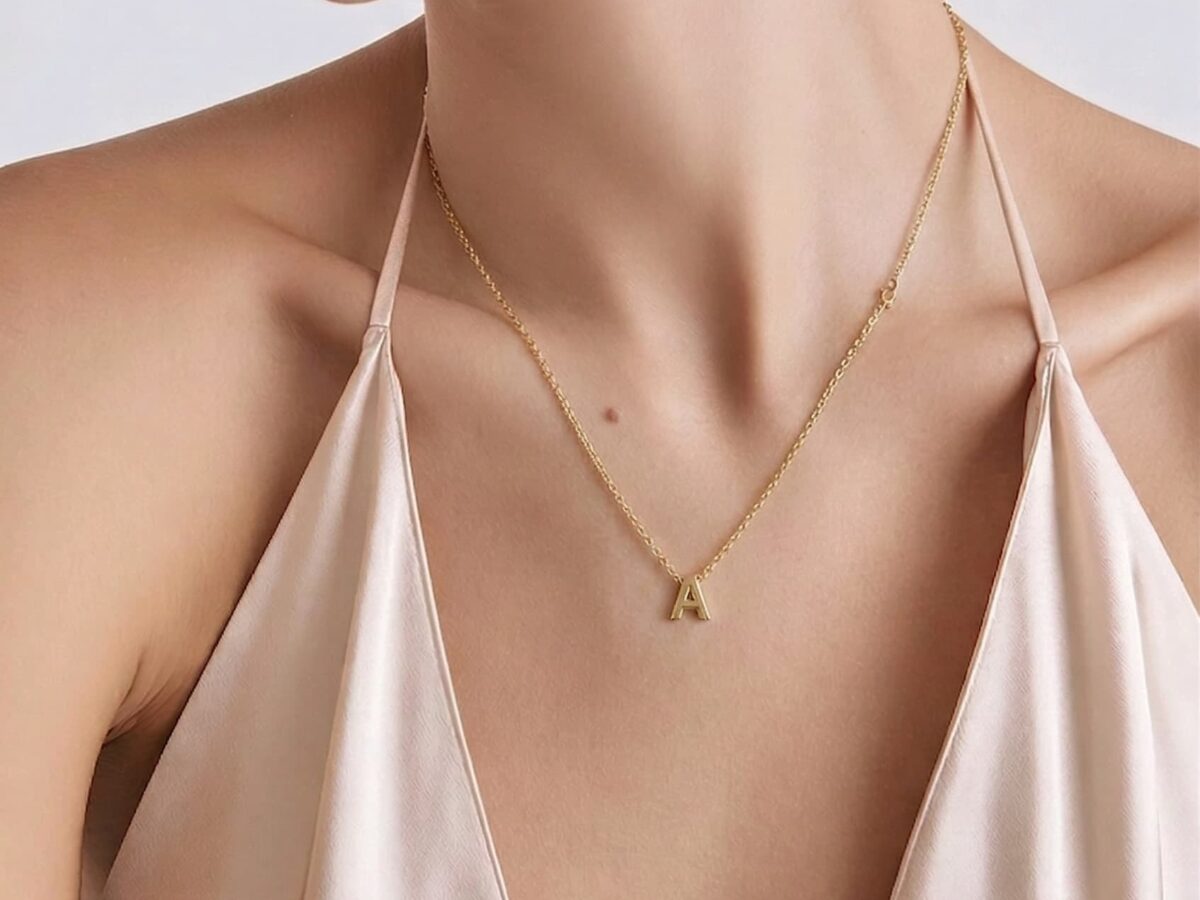 Monogram Mini A – 14 Ayar A Harfi Altın Kolye 1,42 gr