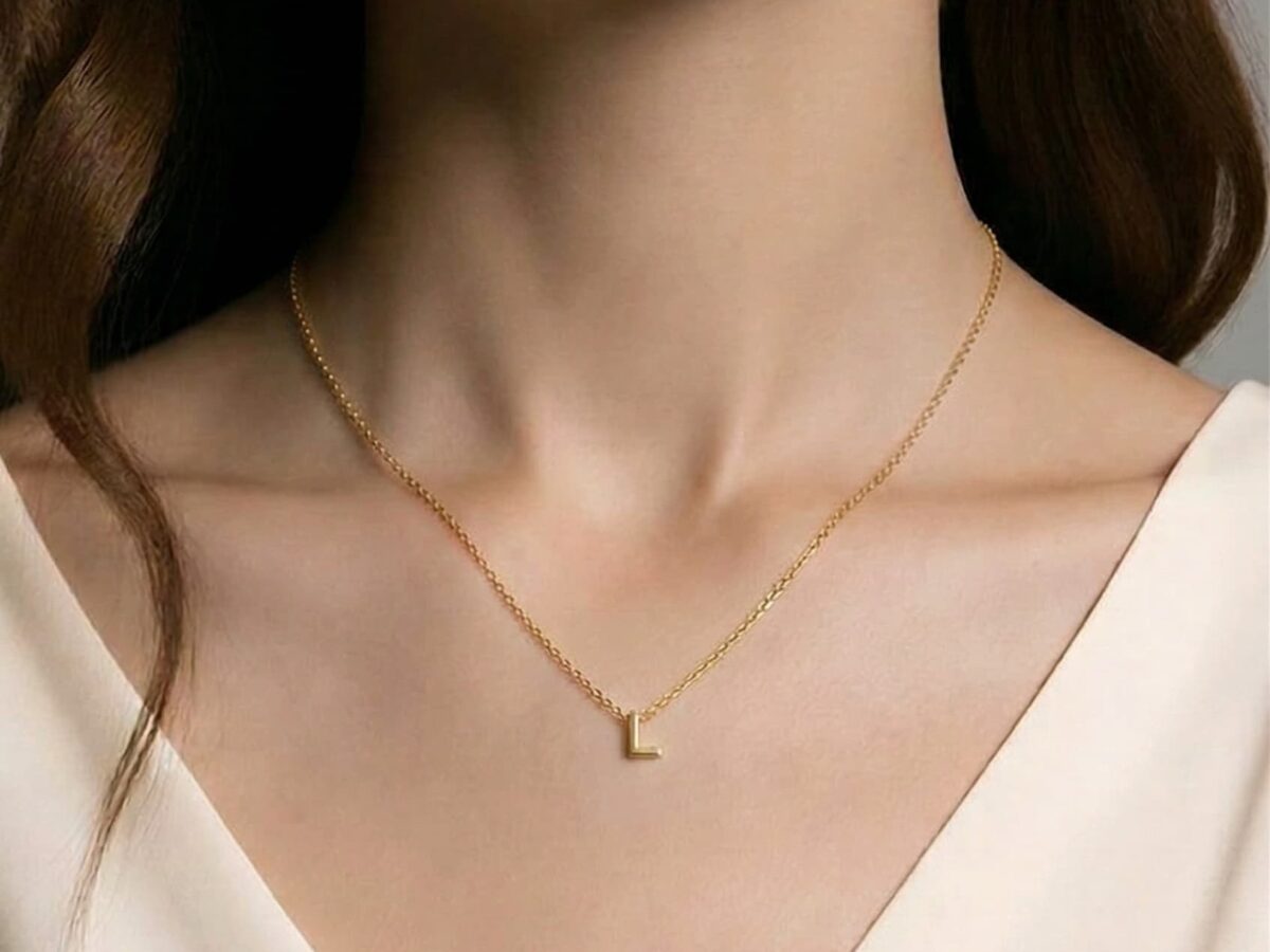 Monogram Mini L – 14 Ayar L Harfi Altın Kolye 1,42 gr