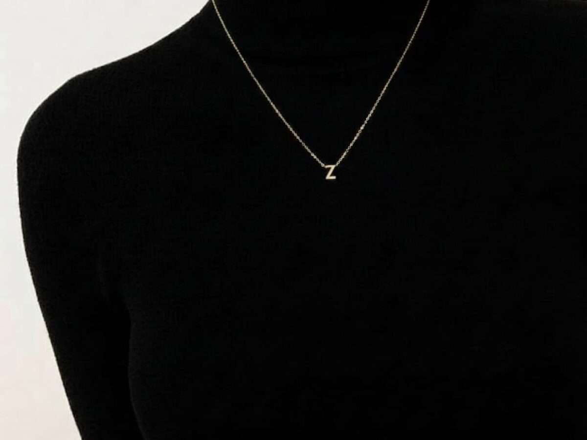 Monogram Mini Z – 14 Ayar Z Harfi Altın Kolye 1,57 gr